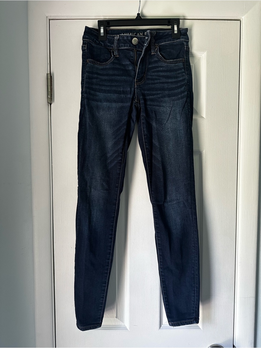 American Eagle Outfitters Women’s Dark Blue Skinny Jeggings 2